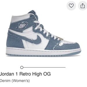 Jordan Retro High OG Denim Blue and White